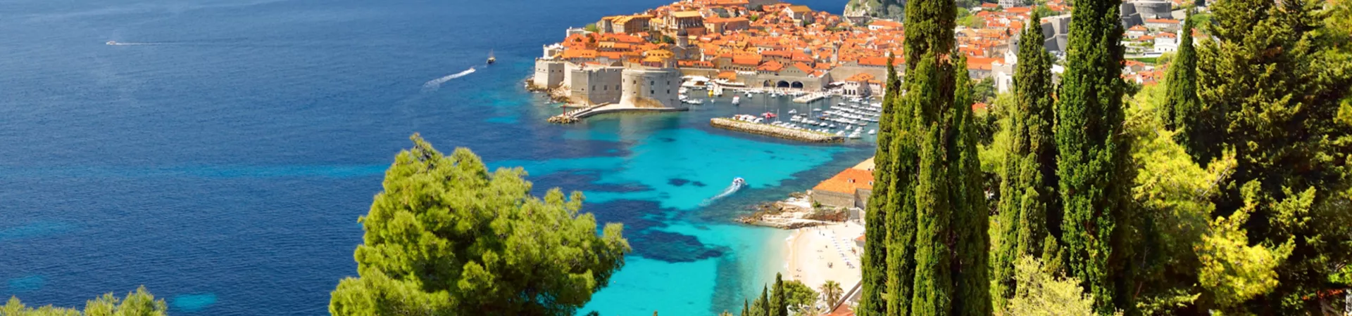 Dubrovnik and its coastline, Croatia