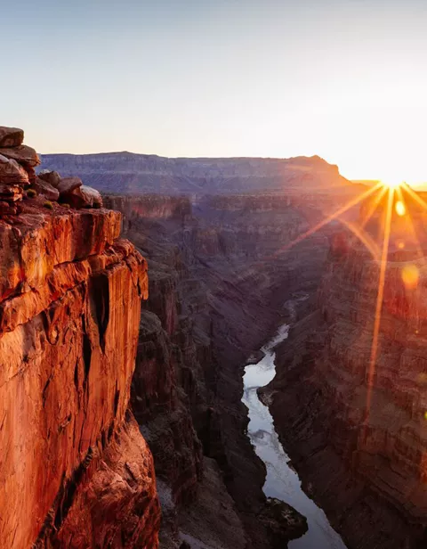 Sunrise At Toroweap Point, Grand Canyon, USA