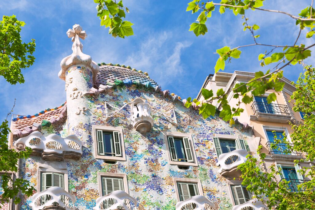 Medium Casa Batllo, Barcelona On A Sunny Spring Day 156056677
