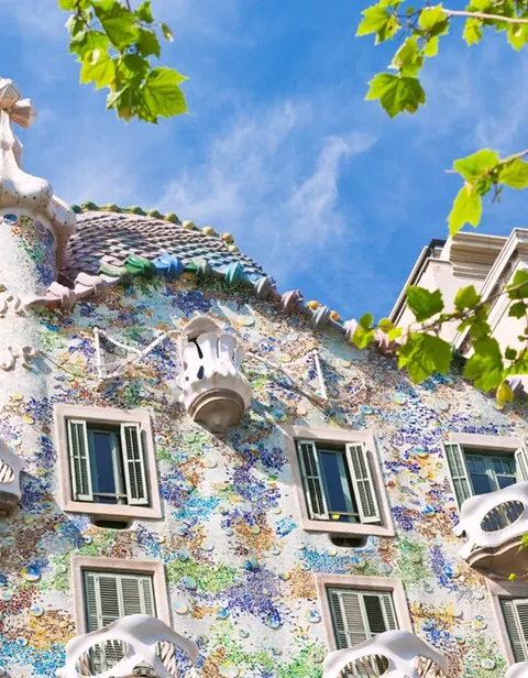 Medium Casa Batllo, Barcelona On A Sunny Spring Day 156056677