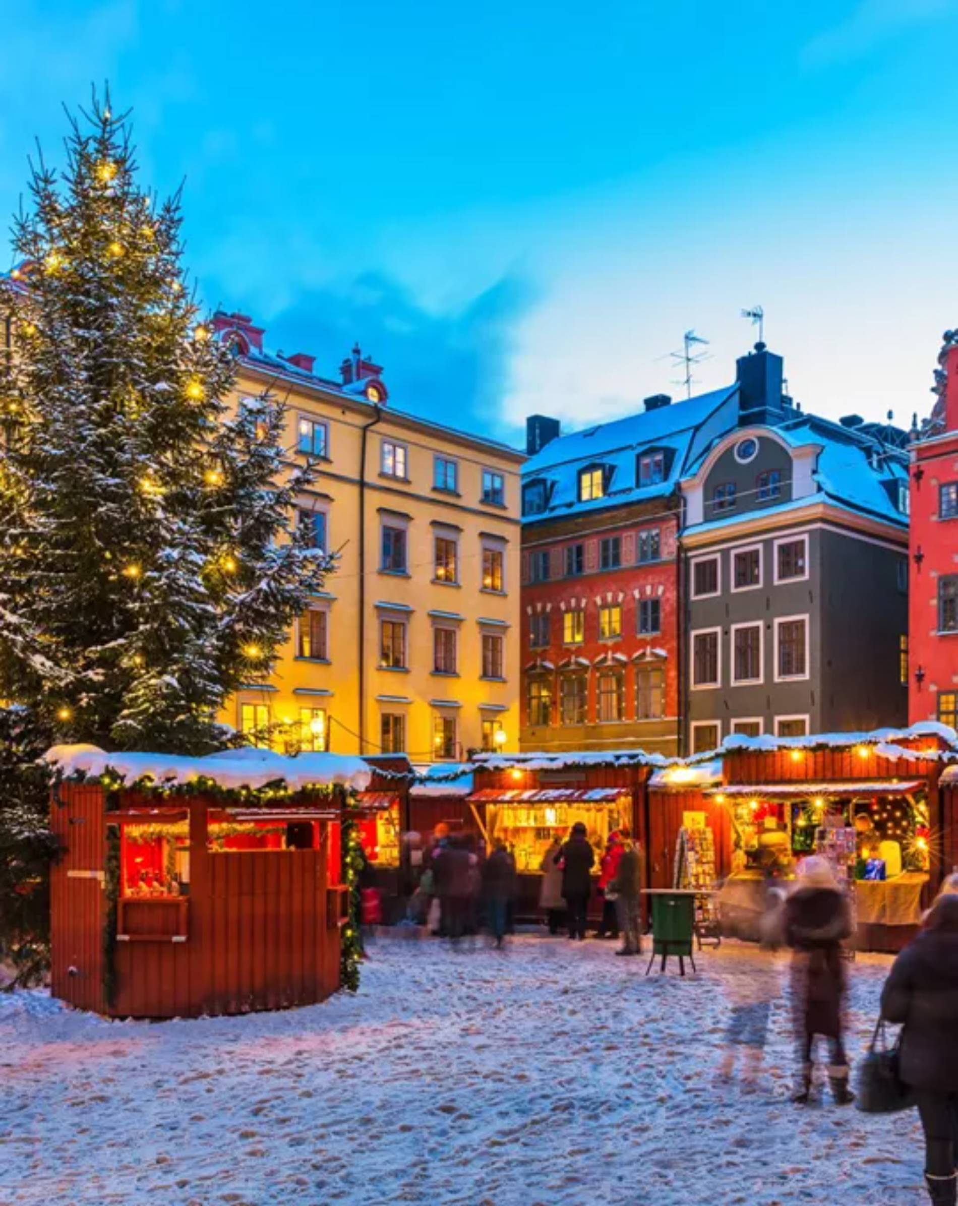 Christmas market in Stockholm, Sweden