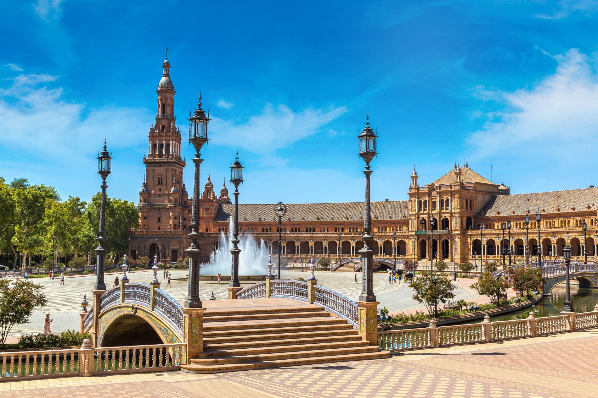 Spanish Square In Sevilla