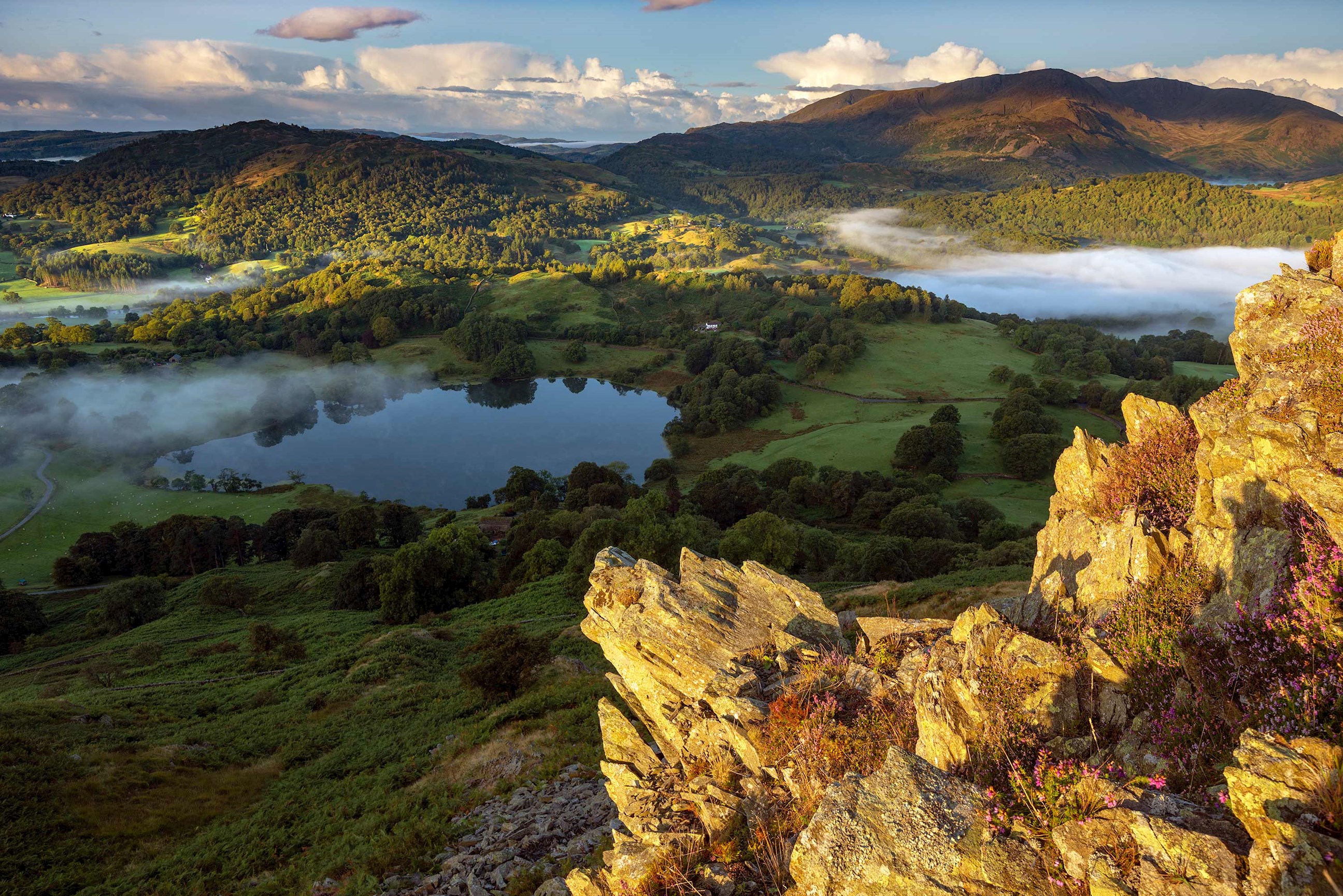 A scenic view of England's lake district