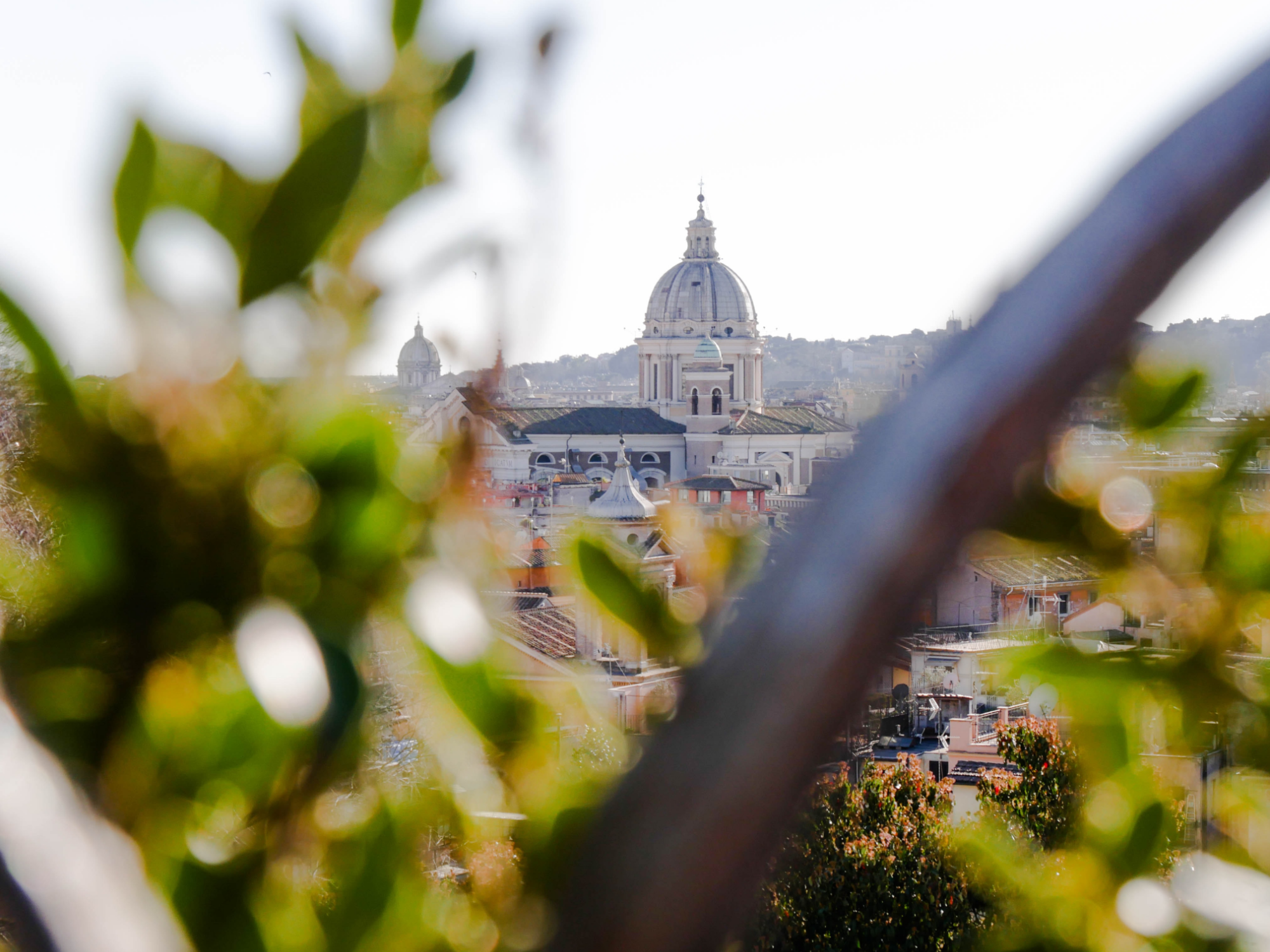 Chapel dome in Rome, Italy