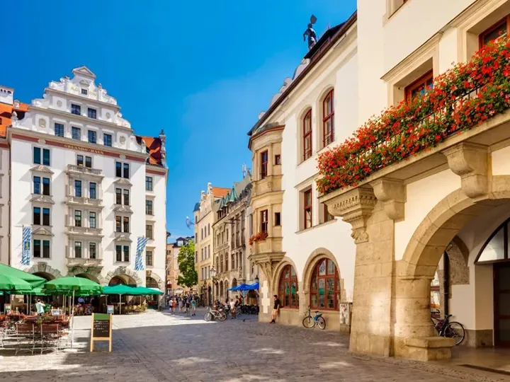 Platzl Square in Munich, Germany