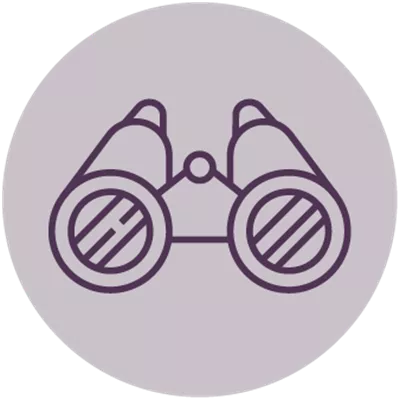 Must-sees to local secrets binoculars icon