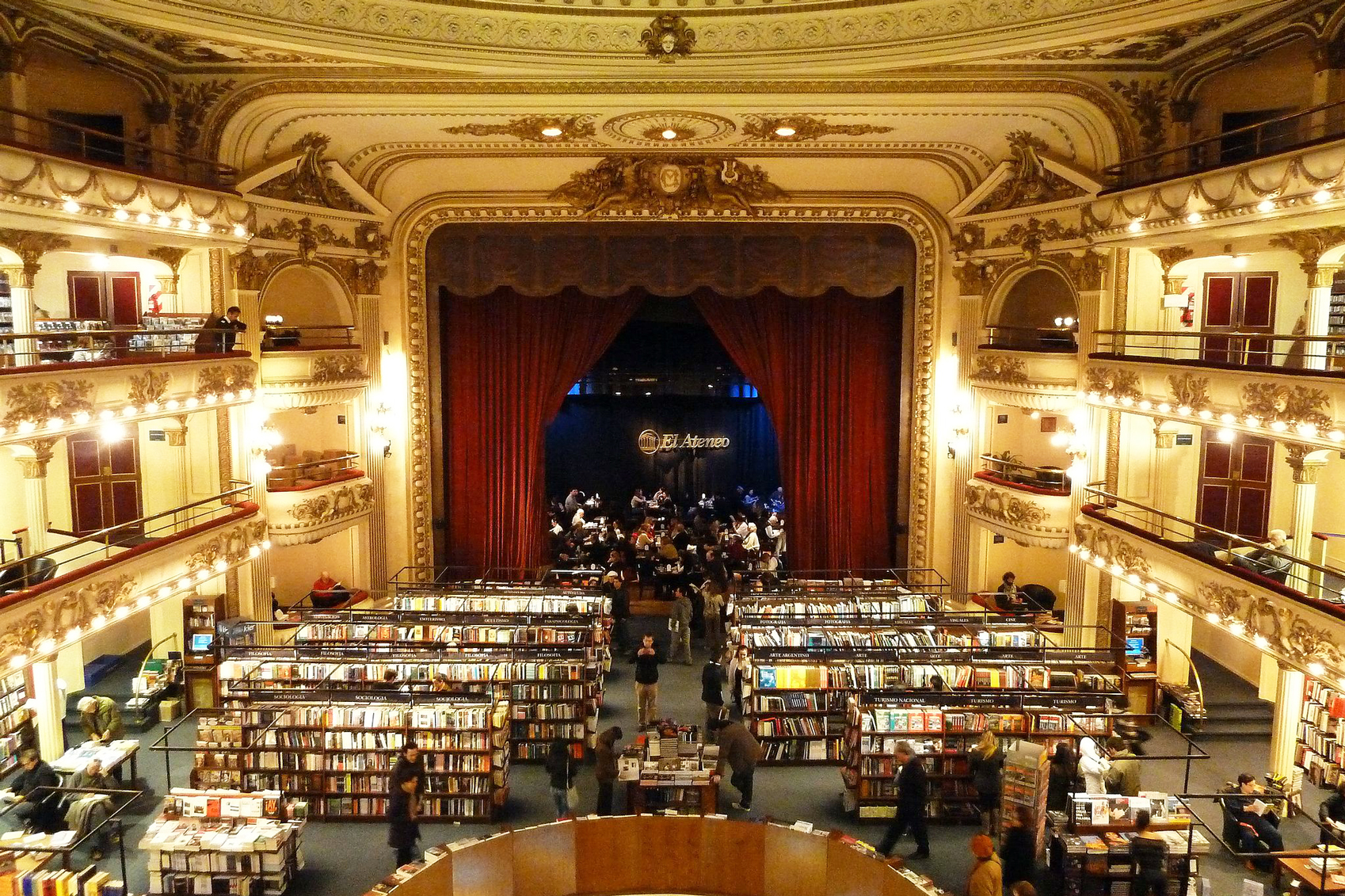 TripAdvisor Top 25 Landmarks Buenos_Aires_-_Recoleta_-_El_Ateneo_ex_Grand_Splendid_3-CREDIT-Wikicommons-Galio