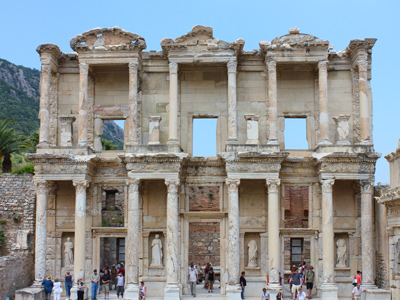 Library of Celsius in the ancient Greek city of Ephesus