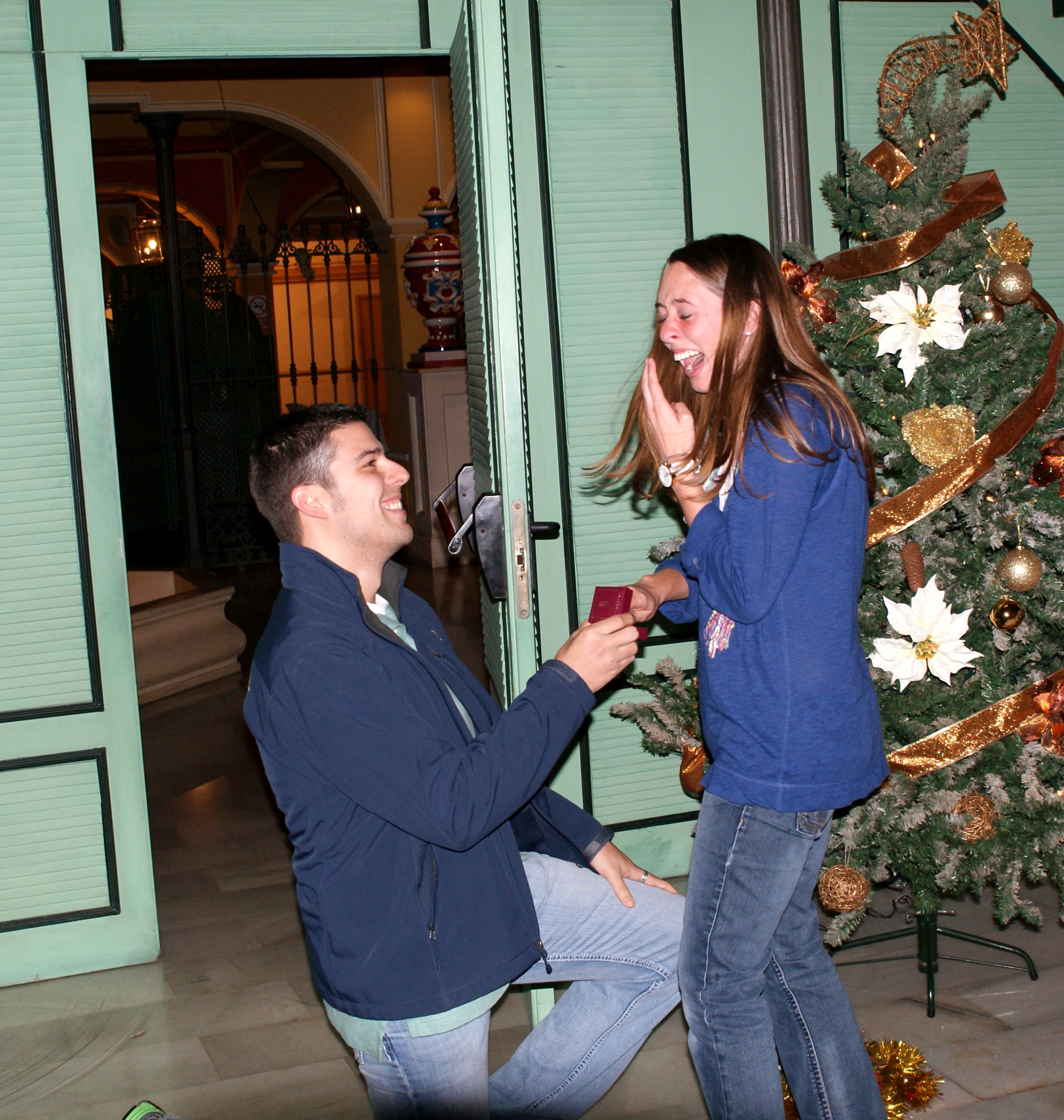 In the moment of the proposal