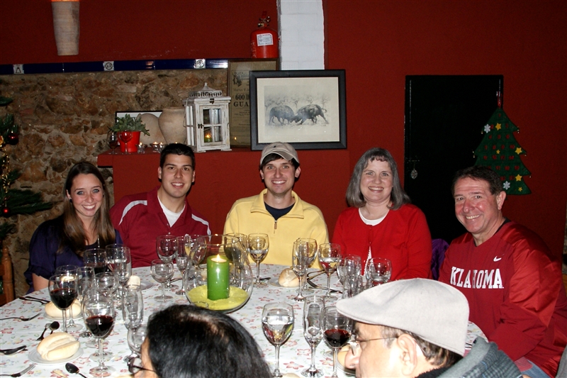 Dinner at the Duke's hacienda 