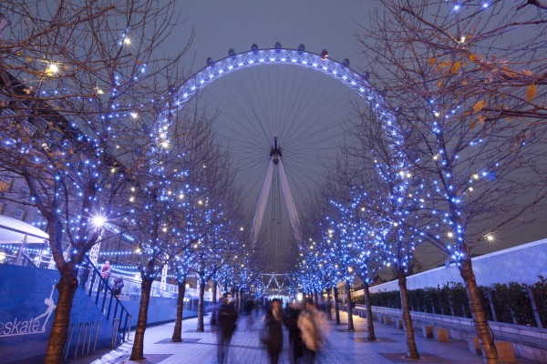 London Eye during Christmas