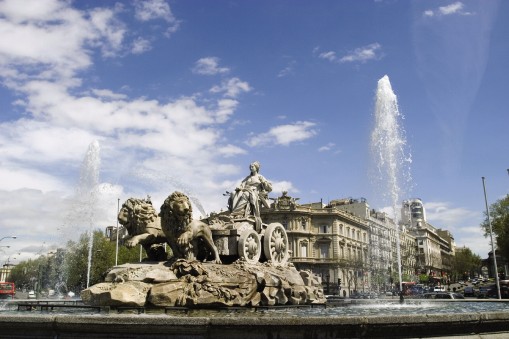 Plaza de Cibeles Fountain, Madrid, Spain