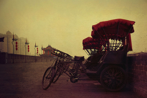 Xian Old Wall Rickshaws