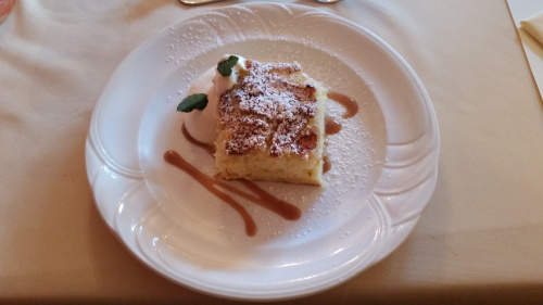 Dessert served at the Be My Guest