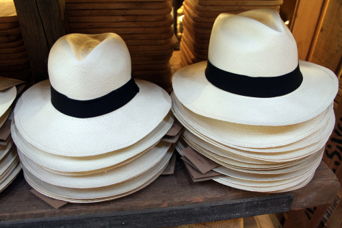Panama Hats. Photo by flowcomm under Creative Commons Licence