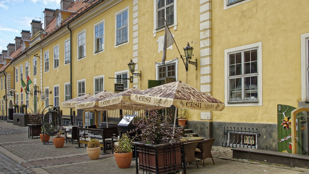 Street Cafe in Latvia
