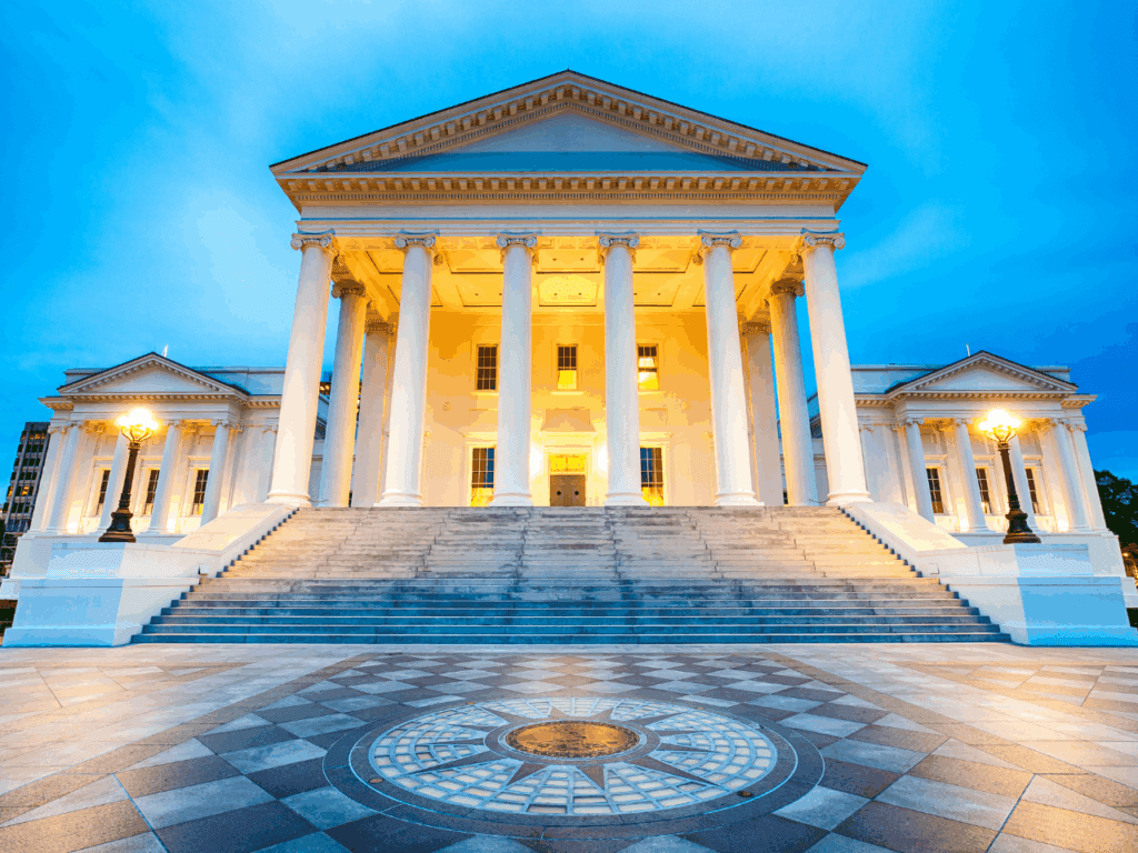 Richmond, Virginia state capitol building
