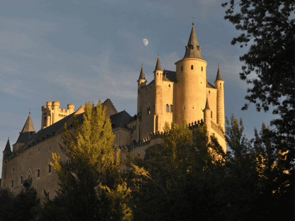 Alcázar de Segovia in Spain