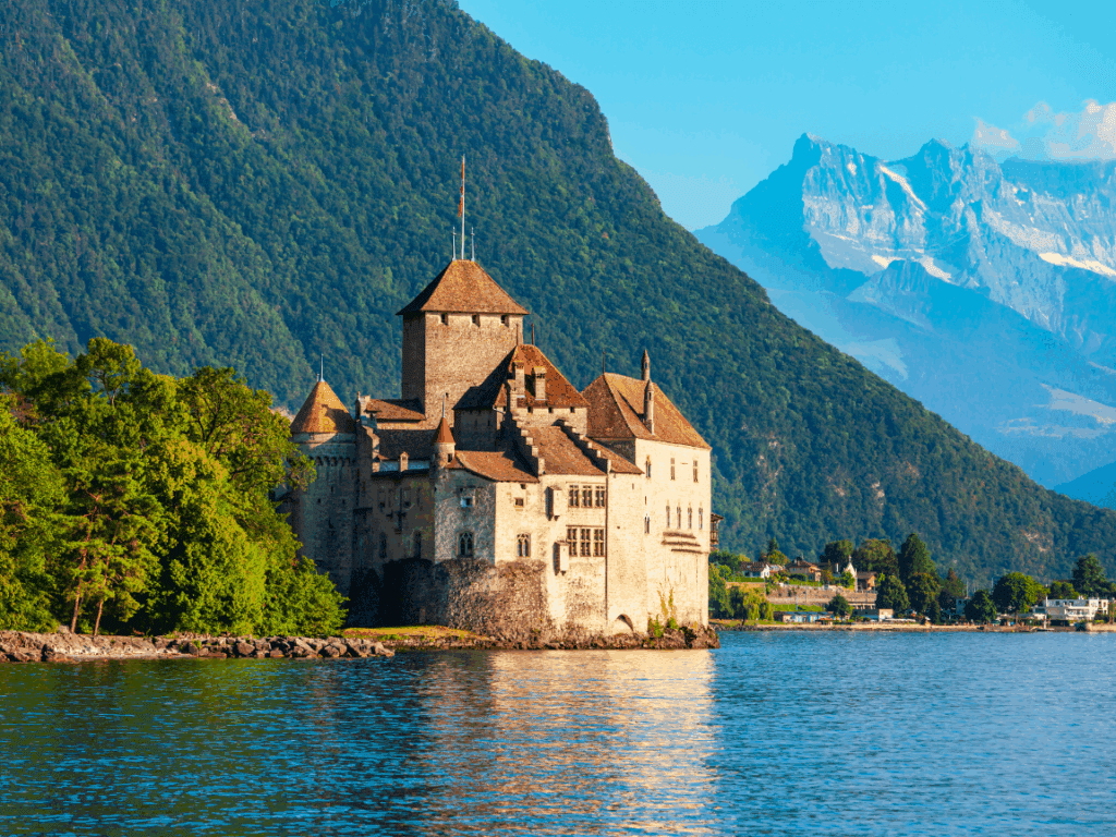 Chillon Castle in Switzerland