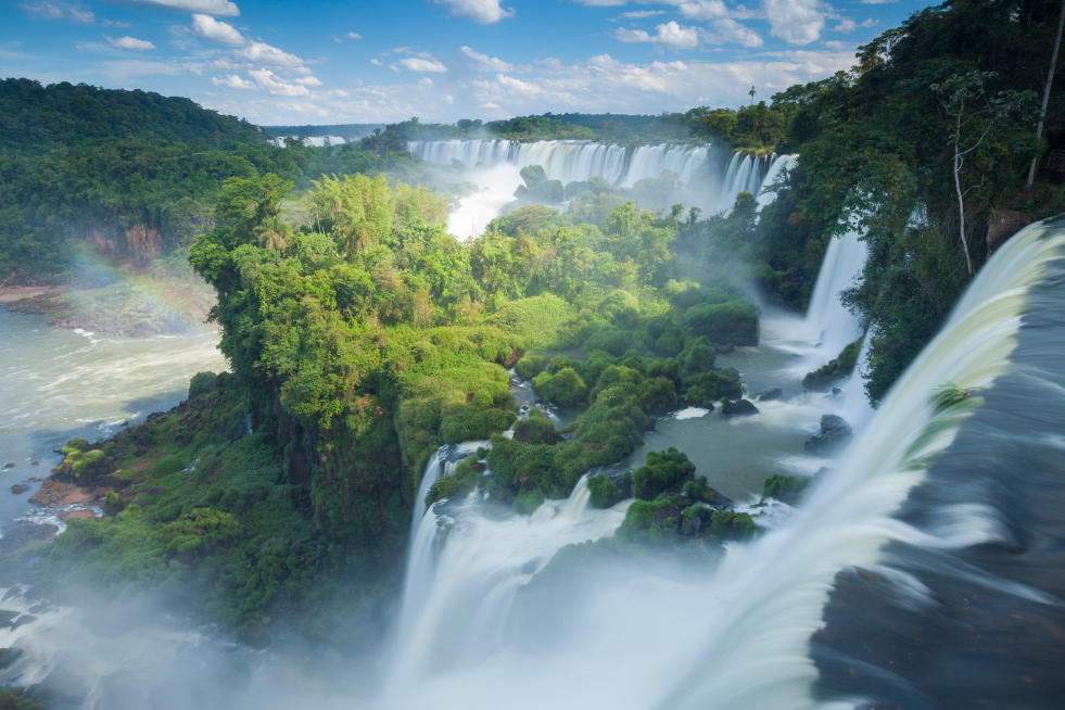 iguassu falls - winter sun