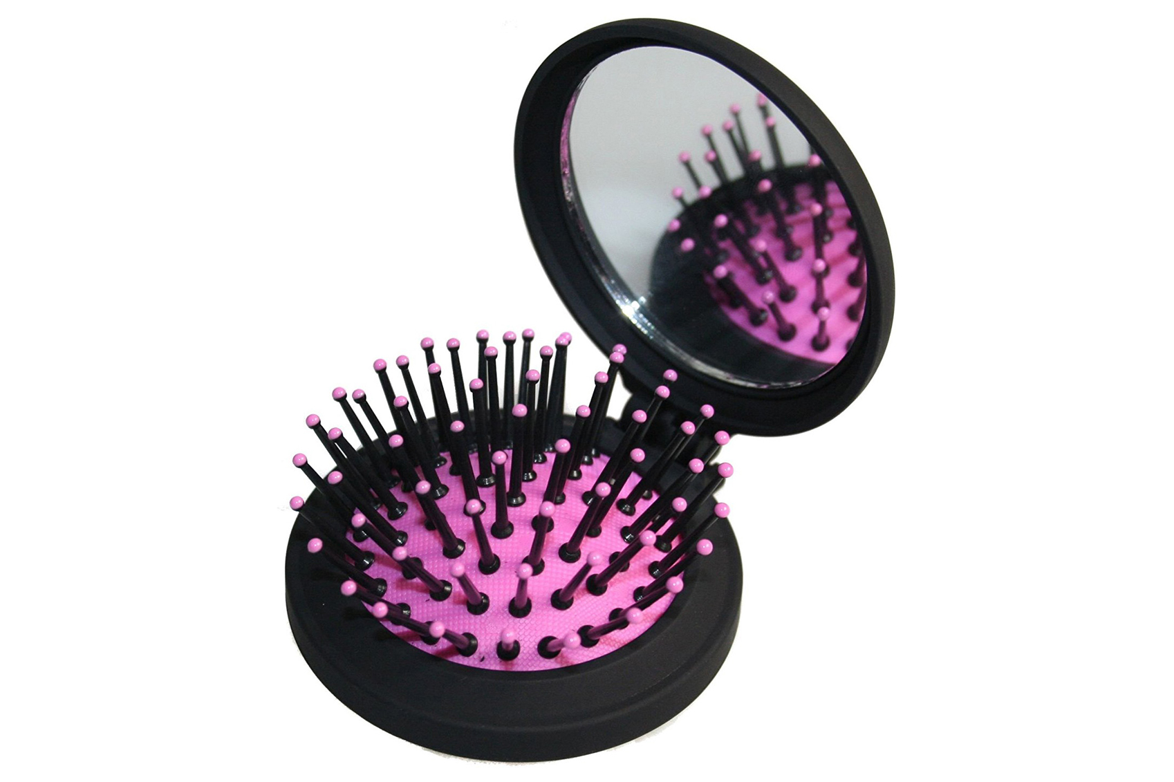 Travel Beauty & Grooming Products Denman-D7-Compact-Popper-Hairbrush-