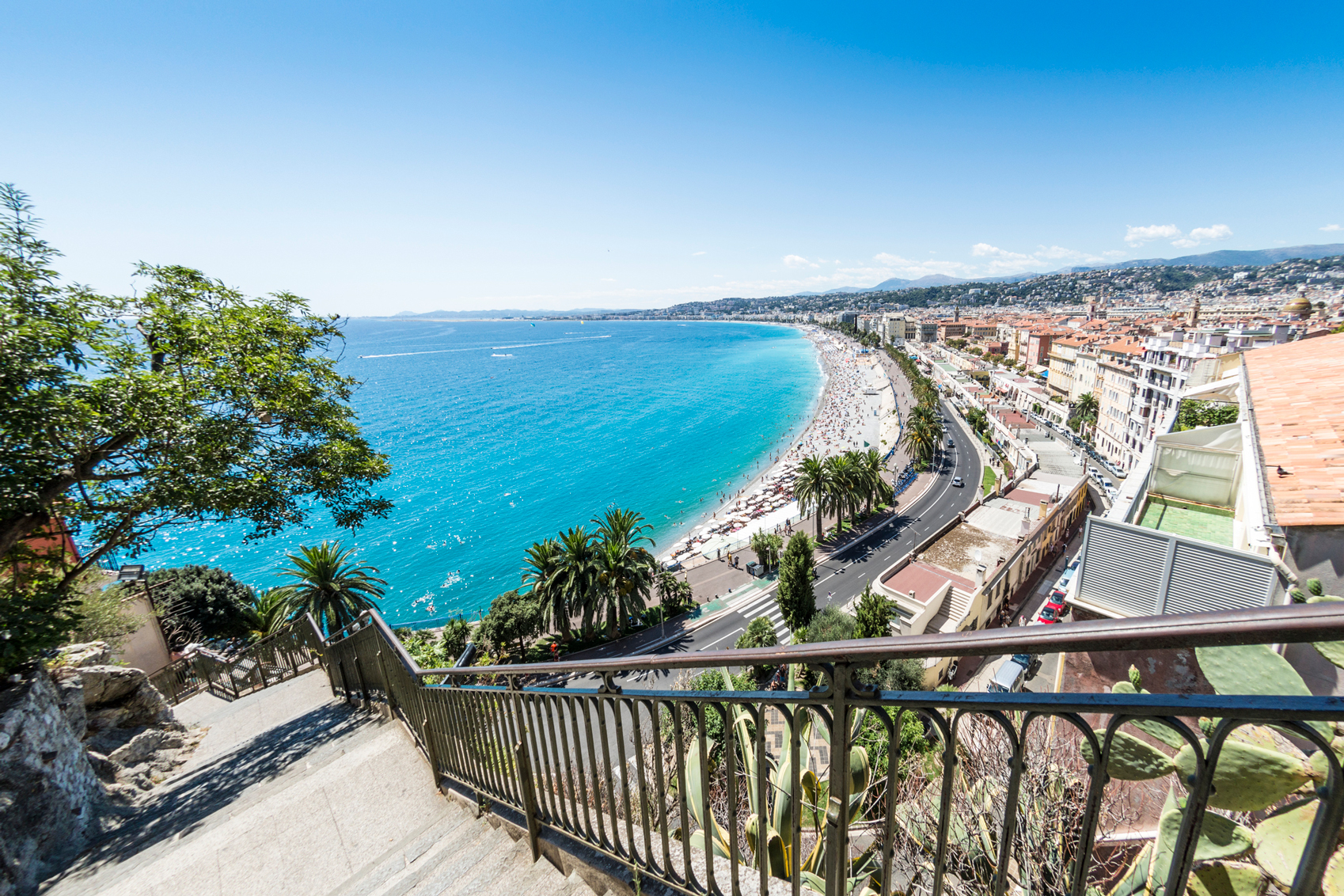 Travel experience Nice-www.istockphoto.comgbphotostaircase-and-bay-of-nice-france-gm590070200-101399941-mrtom-uk