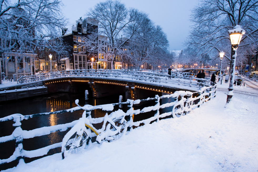 Amsterdam in winter