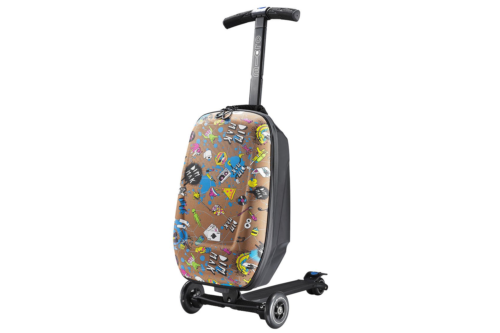  Kids Travel Gadgets Micro Luggage Scooter- Steve Aoki