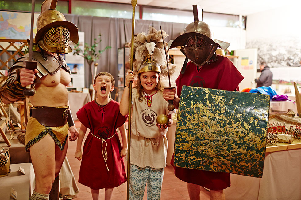 italy family vacations gladiator school