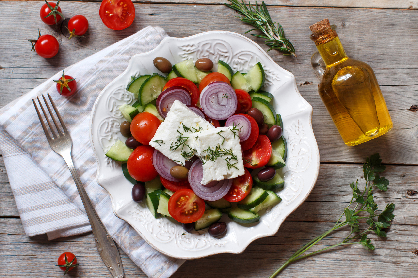 Colourful foods Greek-Salad-top-view-www.istockphoto.com_gb_photo_greek-salad-top-view-gm612392882-105474133-Karisssa