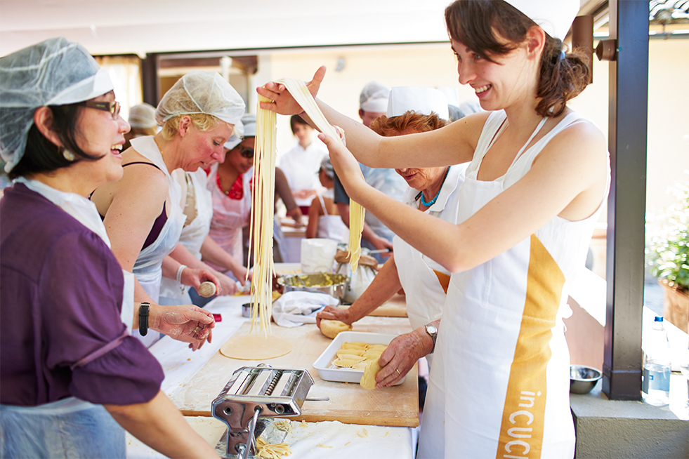 Tre Pini pasta making