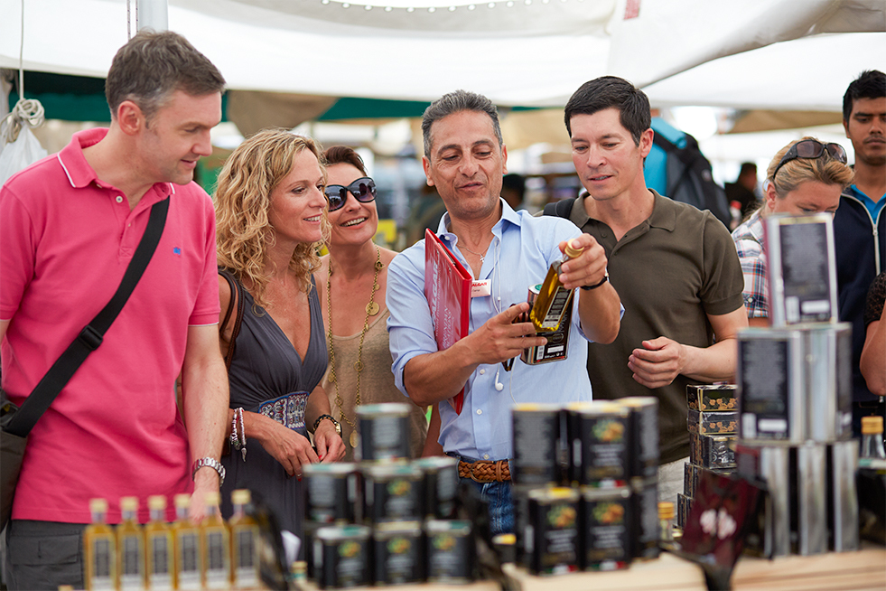 Italian food shopping