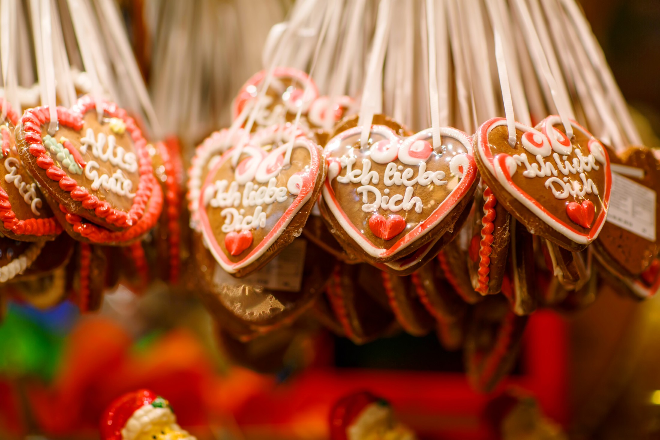 Sweet Gingerbread Hearts, Nuremberg Christmas Markets