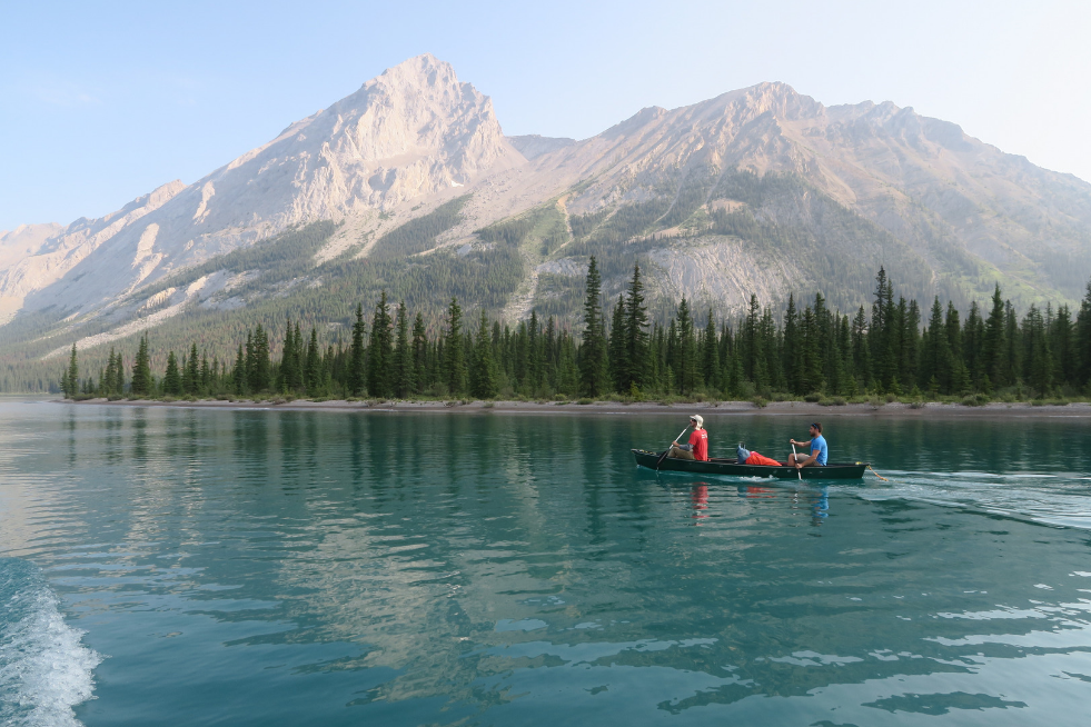Go canoeing in Banff National Park