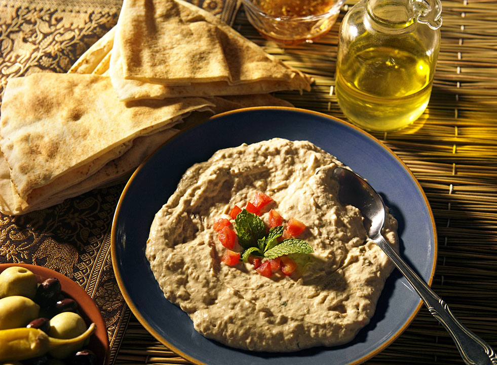 moutabel jordan middle eastern food