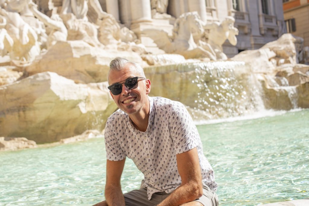 Explore the sights of Rome including the magnificent Trevi Fountain