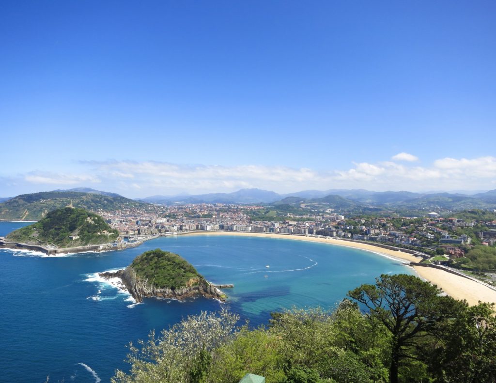 Concha Beach, San Sebastian, Spain