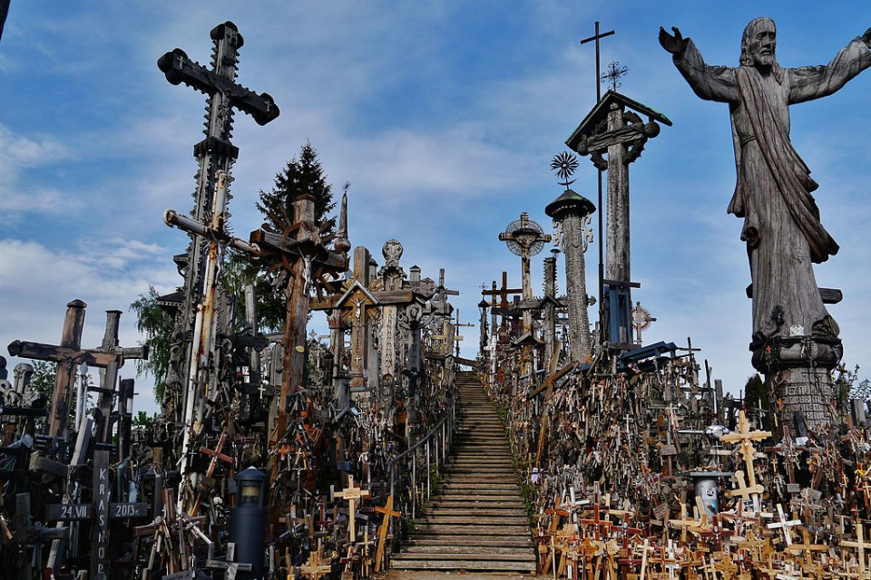 Hill of Crosses in Šiauliai, Lithuania