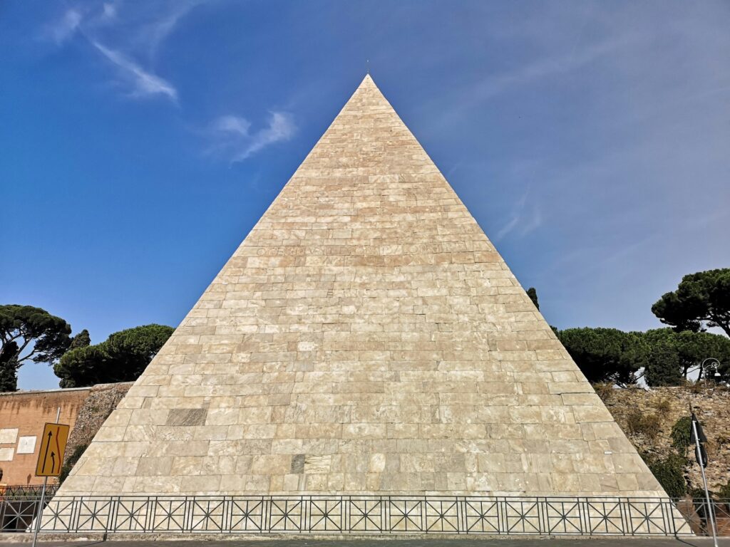 Exterior of the Pyramid of Caius Cestius