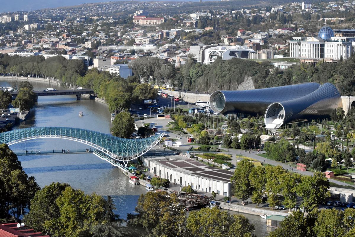 peace bridge tbilisi georgia