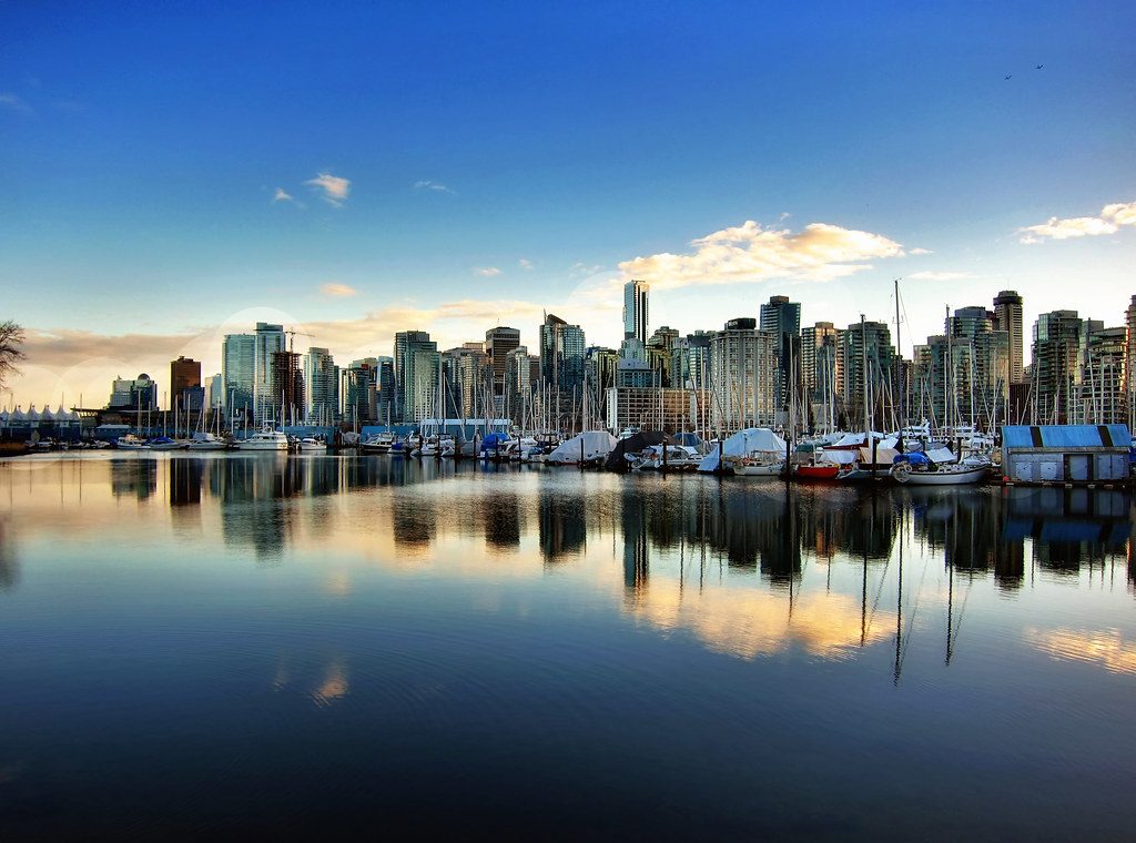 skyline of vancouver, canada