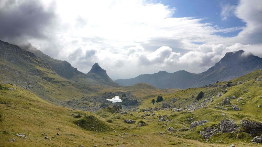 rocky durmitor mountains montenegro