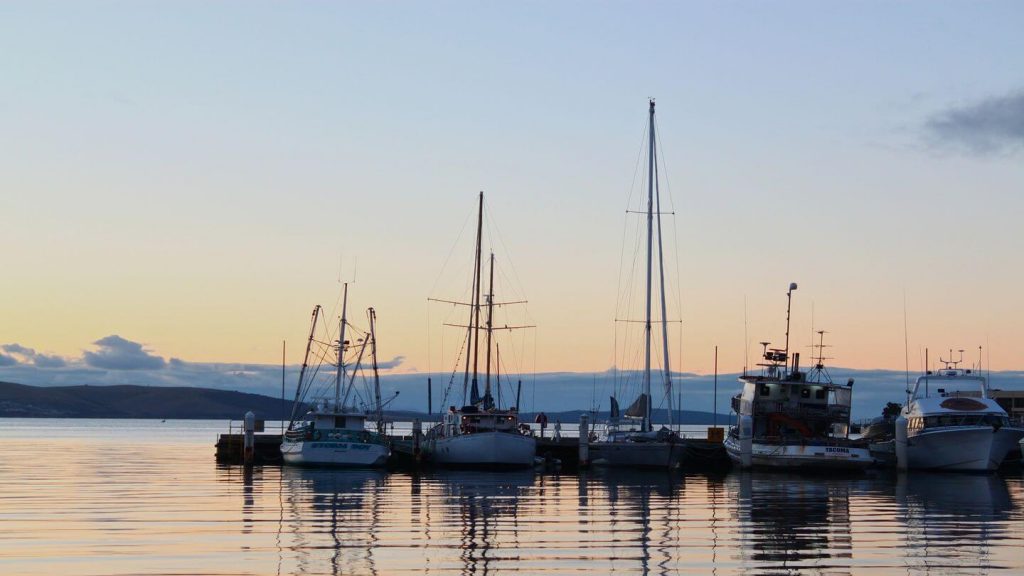 yachts Constitution Dock Hobart Tasmania