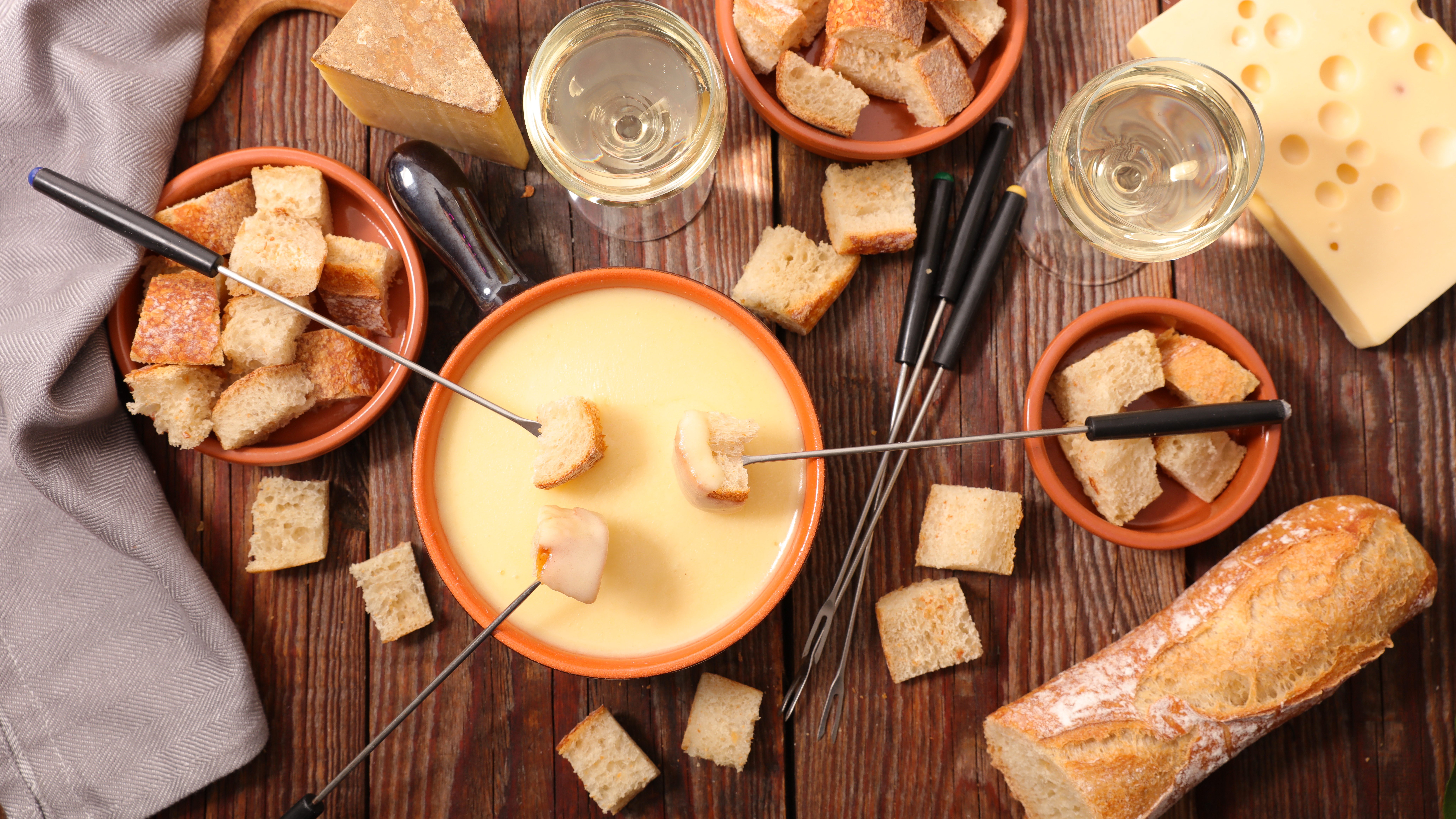 Swiss Cheese Fondue.