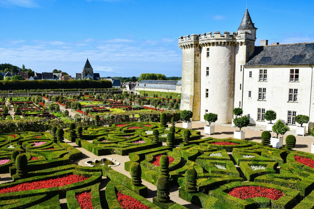 Gardens of Chateau Villandry, Loire Valley