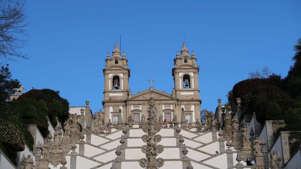 Braga staircase Bom Jesus sanctuary Portugal