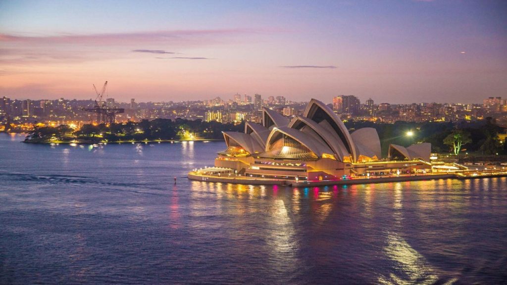 sunset Sydney Opera House Australia