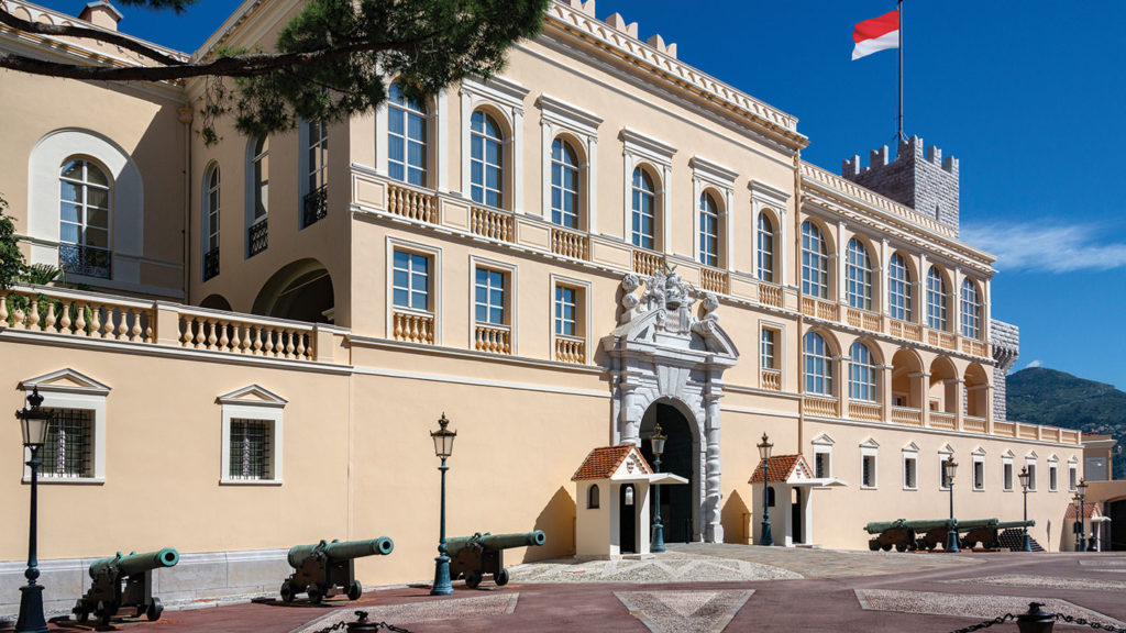 Palace of the prince Monaco