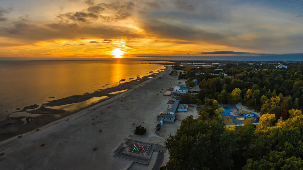 Sunset on a Pärnu Beach, Estonia