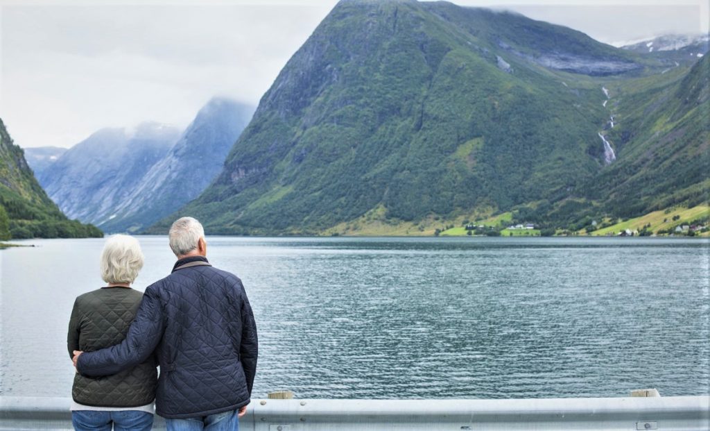 Elderly couple living longer in Norway